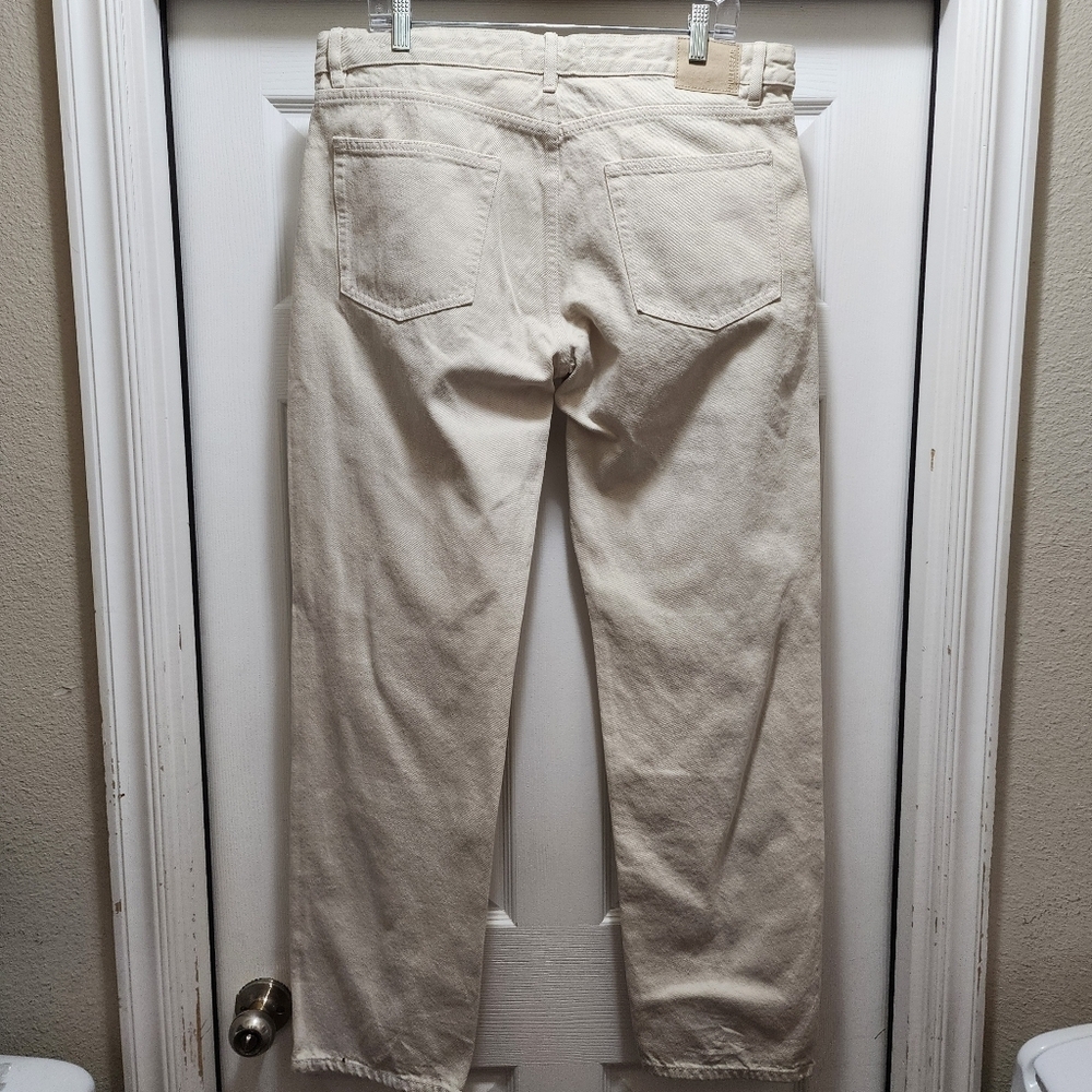 Pull & Bear Jeans Women's 12 Cream Beige Pull and Bear